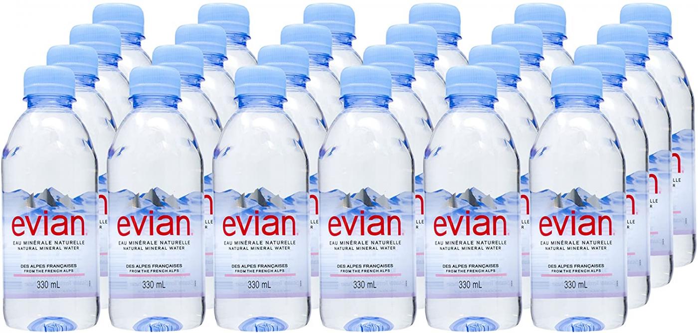 Evian plastique 33cl (24u.)